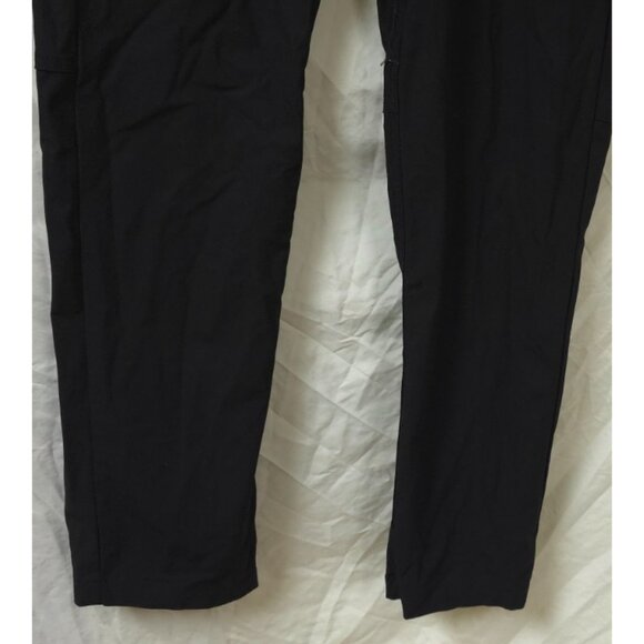 SwissTech mens 30x32 Black Hiking Straight Leg outdoor 6 Pockets Polyester Pants - Picture 3 of 12